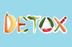 Detox spelt using fruits and vegetables